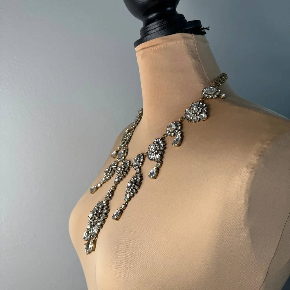 Statement Adjustable Necklace Vintage Style J.Crew - Picture 15 of 16